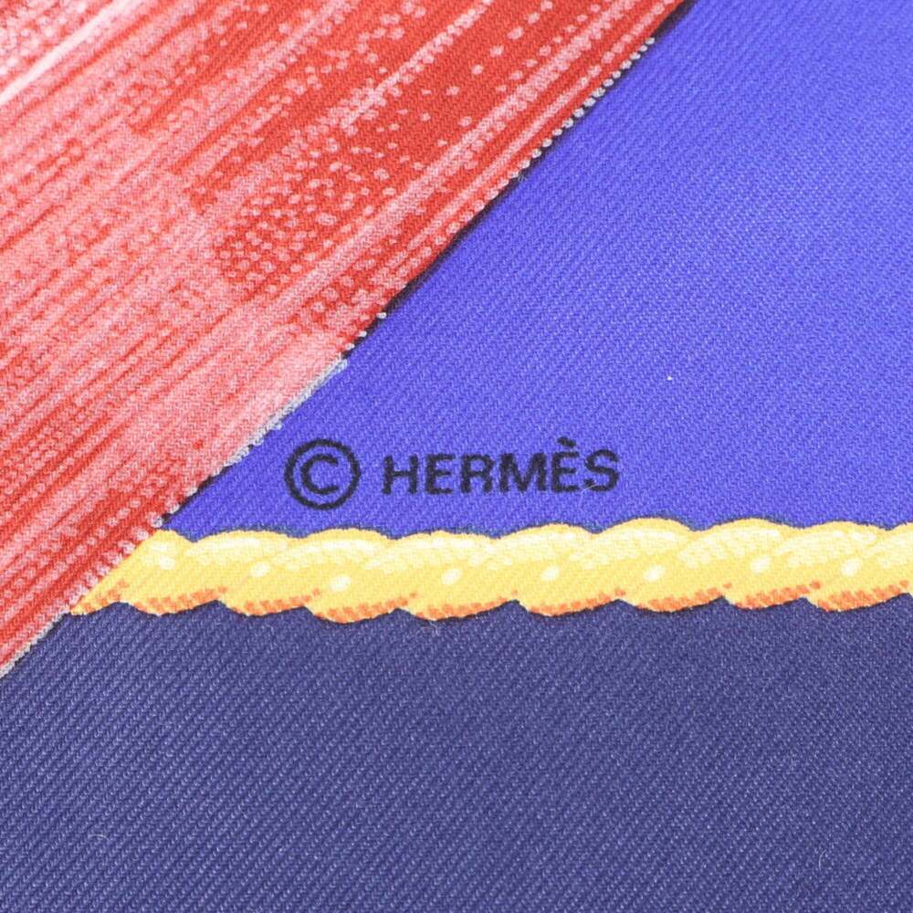 HERMES Black Silk Scarf - Picture 8 of 9